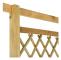 Hörnpergola med bänk 166x81x174 cm impregnerad furu