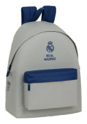 Skolryggsäck Real Madrid C.F. Stone Grå Marinblå (33 x 42 x 15 cm)