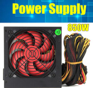 850W 12V ATX ​​Dator Strömförsörjning 12CM Fläkt 20+4PIN För Intel AMD PC 110V-230V