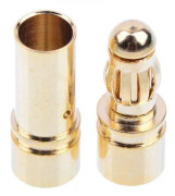 10x 3,5 mm Gold Bullet Banana Connector Plug för ESC batterimotor