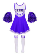 Barn cheerleading dans kostymer
