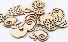 Djurlöv målning- scrapbooking utsmyckningar hantverk