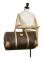 Pre-owned Celine Macadam Travel Bag Brown