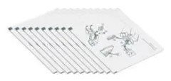 Datakort - Printer Cleaning Card (pack med 10) - för Datacard CD810, SD260S, SP25 Plus, SP35, SP35 Plus, SP55, SP55 Plus, SP75
