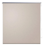 vidaXL Rullgardin för mörkläggning 160 x 175 cm beige - Mörkläggningsgardin - Mörkläggningsgardiner - Rullgardin - Rullgardiner