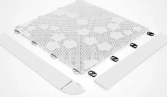 Kantlister 2 kvm Hestraplattan DAISY Pearl White