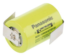 Panasonic Sub-C ZLF Specialbatteri laddbart 4/5 Sub-C Z-lödfana NiCd 1.2 V 1200 mAh