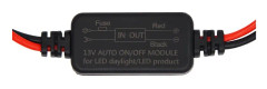 Ledd dagsljusrelä sele, dimmer på / av, dimljusregulator