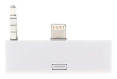 30-stiftsadapter för iPhone 5/5s/5c/SE & iPod touch v5/v6 (inkl. ljud) - Vit