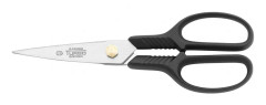 köks sax rostfritt stål 21 cm svart/silver