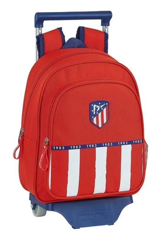 Skolväska med hjul 705 Atlético Madrid 20/21 Blå Vit Röd