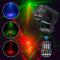 60 mönster led disco ljus jul laser projektor fest ljus usb uppladdningsbart rgb scen ljus för hem dj halloween show