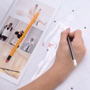 Mode ritning linjal figur mall