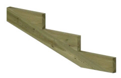 19º Plus Vangstycke 3 steg - Stegdjup 39 cm