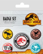 Jurassic World: Dominion Set med varningsskyltar (5 st.)