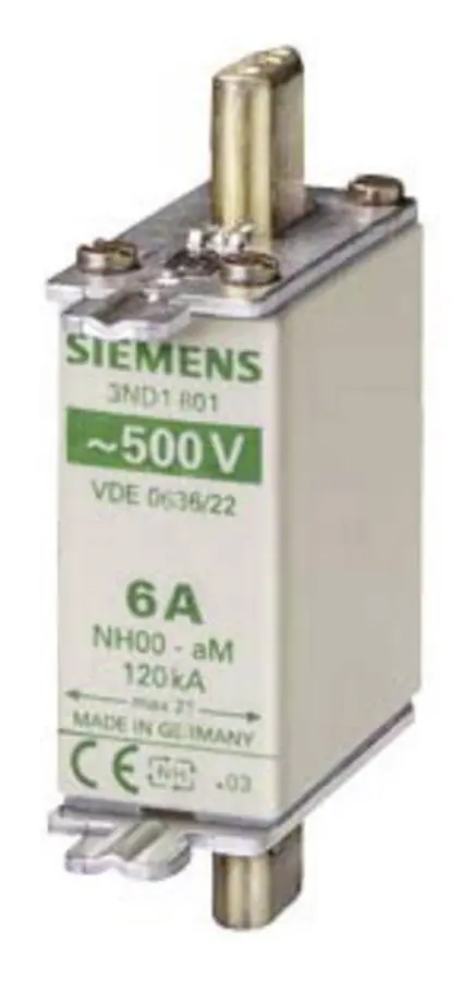 Siemens 3ND1814 Säkringsinsats Säkringsstorlek = 0 35 A 500 V
