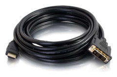 C2G - Videokabel - enkel länk - HDMI / DVI - DVI-D (hane) till HDMI (hane) - 2 m - dubbelt skärmad - svart
