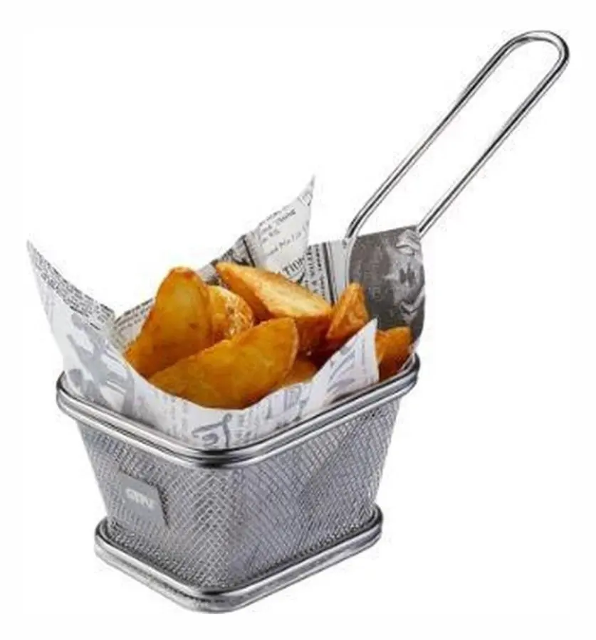Serveringskorg, rostfritt stål, liten - Gefu | BBQ