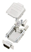 Amphenol L17DPPK15-M+L717DE15P D-Sub stiftlist set 180 ° Antal poler: 15 Lödhona 1 st