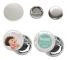 Blankt märke som gör delar pin button maker