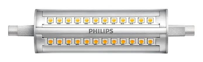 Philips Spot (dimbar), 14 W, 100 W, R7s, 1800 LM, 15000 h, Kall vit