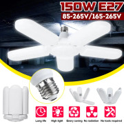 75W E27 Led lampa Led lampa Led glödlampa Led industriell glödlampa AC 85-265V Vikbar fläktbladslampa Ljusbelysning för vardagsrum Garageljus