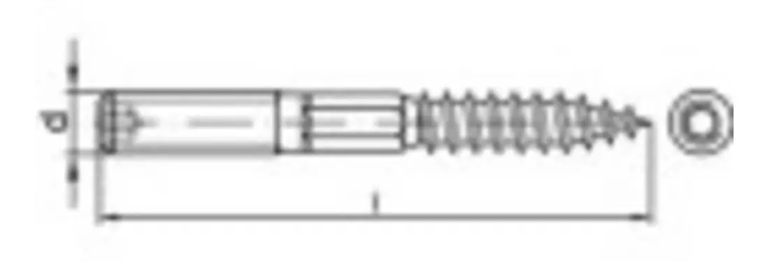TOOLCRAFT 159643 Lagerskruv M8 80 mm Stål galvaniskt förzinkad 100 st