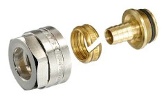 Roth fordelerkobling 10,5mm x 3/4" Euro Fordelerkobling 3/4” EURO x 10mm, messing