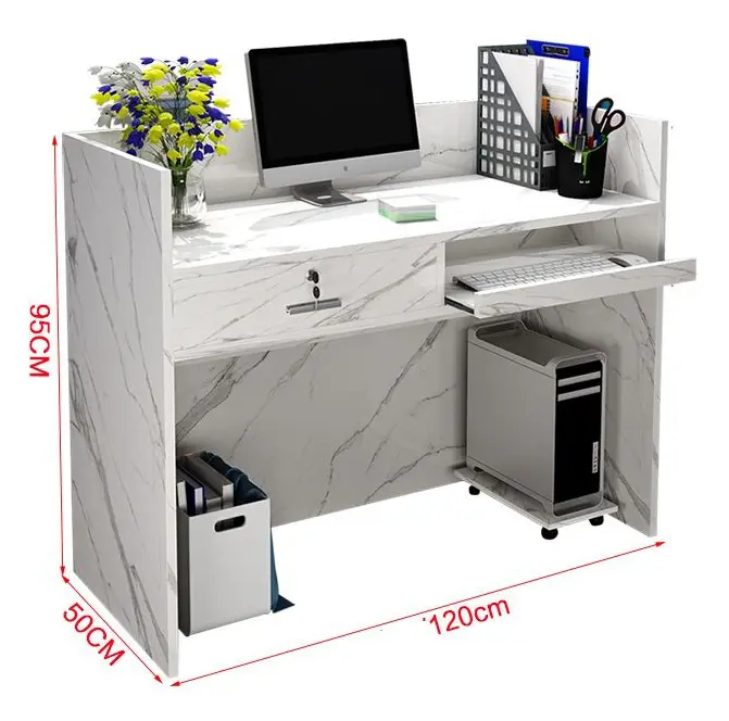 Receptionsdisk Duke vit