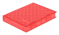 Delock Protection Box - Skyddad hårddisk - kapacitet: 1 hårddisk (2,5") - röd