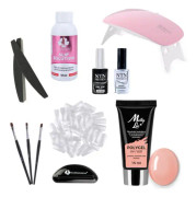 11st Acrylic Gel - Poly Builder Gel Kit med Led-lampa - Musk