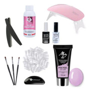 11st Acrylic Gel - Poly Builder Gel Kit med Led-lampa - Wild Orchid
