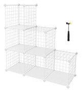 Greens tradnatshylla, individuellt justerbar kubskankshylla 63 x 31 x 93 cm svart