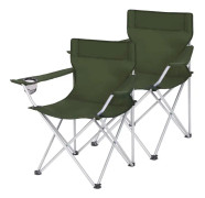 Campingstolar, set om 2, lastbara upp till 120 kg 84 x 52 x 81 cm (L x B x H)