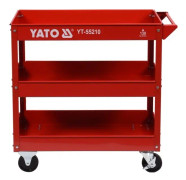 Yato YT-55210, Stål, Röd, 130 kg, 3 galler, 10 cm, Fast, Sväng