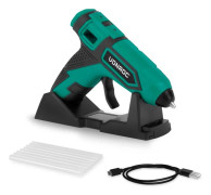 VONROC Batteridriven limpistol 4V – 1.5Ah | Inkl. 8 limstift Ø7x100mm