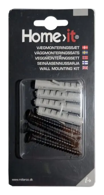 Home & gt;it® väggmonteringssats för Slim/Maxi/Rack svart