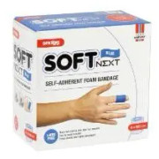 Plaster Soft Next Snøgg 6 cm x4.5 m Latexfri Blå til 115554,96 rl/krt