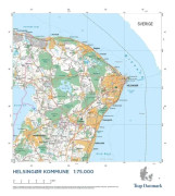 Trap Danmark: Karta över Helsingør kommun | Trap Danmark | Språk: Danska