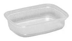 Salatkopp 125 ml 108x81x26 mm Rektangulär PP Clear, 100 st/pk
