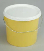Spand 5 ltr med Hank Plast Gul OMPAK 6 stk/ps,6 Stk/ps - (6 stk.)