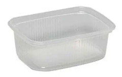 Salladsbägare 200 ml 108x81x43 mm Rektangulär PP Clear, 100 st/pk