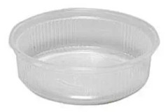 Salatkopp 125 ml Ø101x31 mm Rund PP Klar,10 pk x 100 pk/krt