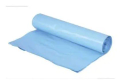 Sæk 60liter B550xL1030mm 100my Ekstra Strong Blå,10 Stk/rl - (10 stk.)