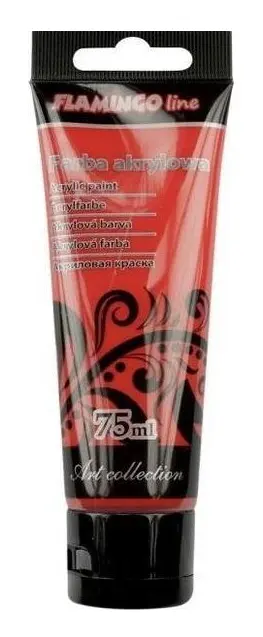 Titanum akrylfärg 75 ml 027 röd