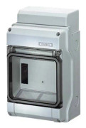 Hensel 4012591107064 KV 1506 Små fördelningscentraler Utanpåliggande montering Antal avdelningar = 6 Antal rader = 1