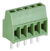 TE Connectivity 282834-5 Skruvklämma block 1.4 mm² Antal poler 5 Grön 1 st