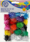 Astra Decorative pompoms 30mm - Universal glitter ASTRA