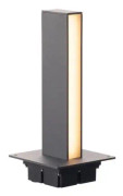 SLV H-POL, Golvbelysning för utomhusbruk, Antracit, Gjuten aluminium, IP55, Trädgård, Gata, I