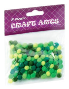 FANDY Färgglada gröna pom-poms 120st FANDY